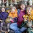 Photo of tourists in traditional dress of brides in the village of Balkhar in Dagestan_Photo by Vladimir Sevrinovsky