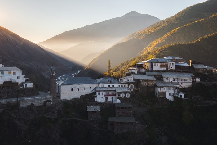 Tsakhur village in Daghestan